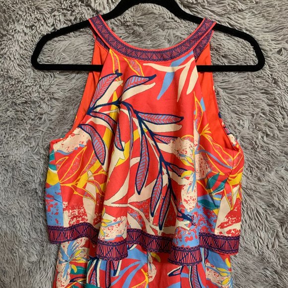 Flying Tomato Red Floral Romper - Small - Picture 2 of 4
